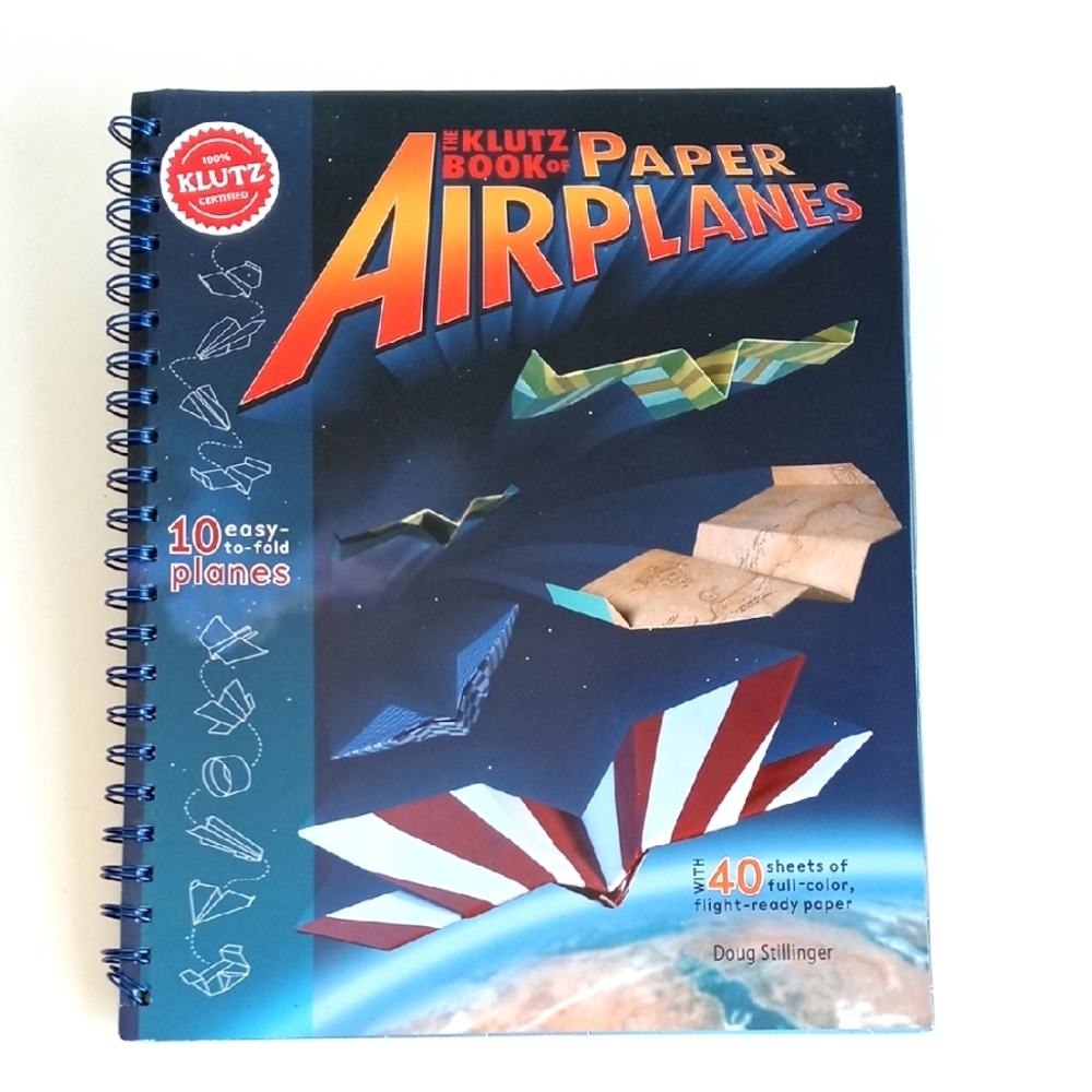 Klutz Paper Airplanes Activity Book For Children & Family Fun Easy Instructions
